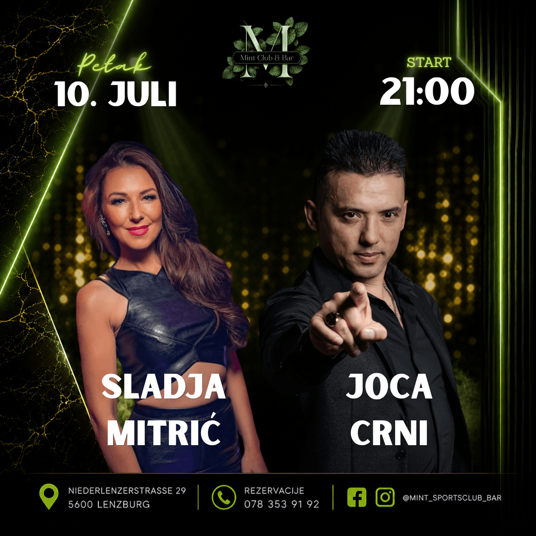 Mint — concert promo graphic for social media